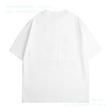 Summer New T-Shirt Black and white tree abstract Printed Mal