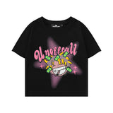 Women T-shirt Printed Short T-shirt for Girls Summer Casual Short Sleeve