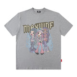Men T Shirt Cartoon Short Sleeve T-shirt Men's and Women's Ins Fashion Brand American
