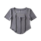 Women T-Shirt Short T-shirt Women's Summer Short Sleeve