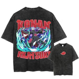 Japanese Anime T-shirt Double Sided Cotton Harajuku