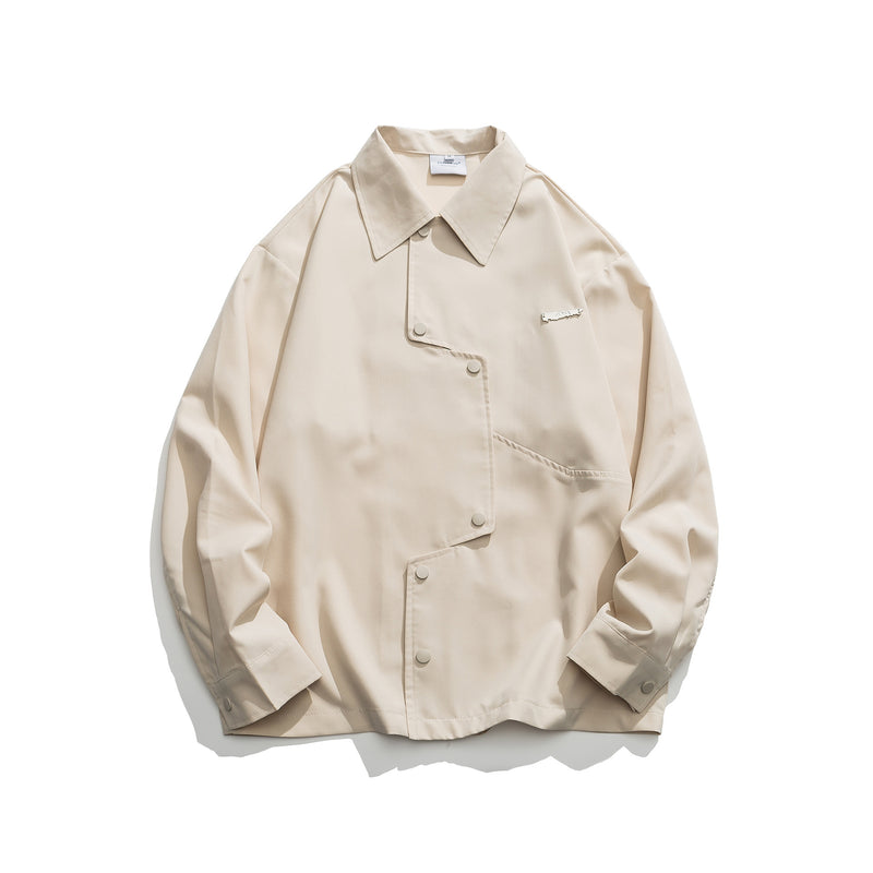 Unisex Jacket Autumn Irregular Structure Shirt Women's Clothing