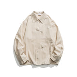 Unisex Jacket Autumn Irregular Structure Shirt Women's Clothing