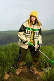 Unisex Jacket Autumn Stitching Contrast Color Motorcycle Clothing