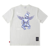 Men T Shirt Men's Short-Sleeved T-shirt Astronaut Astronaut Loose Short Sleeve