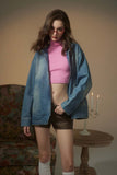 Unisex Jacket Fall Pocket Denim Jacket Women's Clothing