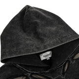 Men Hoodie Hooded Sweater Men's Washed Make Old Ripped Pullover