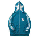 Men Hoodie Hoodie Coat Male Loose Zip