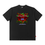 Men T Shirt Short Sleeve Hip Hop Summer Loose Street Couple T-shirt