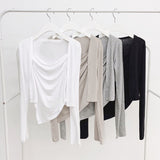 Women Long Sleeve Shirt Camisole Long Sleeve Cardigan Jacket Women