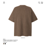American vintage street T-shirt vintage cotton summer boys