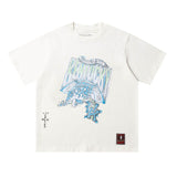 Travis Scott T-Shirt TRAVIS SCOTT CACTUS JACK Embroidery Crew Neck Short Sleeve T