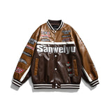 Varsity Jacket Vintage Baseball Jacket Men