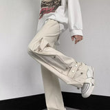 Men Sweatpants Function Tactical Pants Loose Straight Casual Working Pants