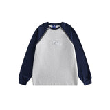 Unisex Hoodie Vintage Sleeve Zipper round-Neck Pullover Men and Women