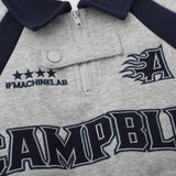 Women Hoodie Color Matching Short Long-Sleeved Sweater Girls' Autumn Top