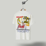 Travis Scott T-Shirt Travis Scott Utopia Graffiti Casual Print Short Sleeve