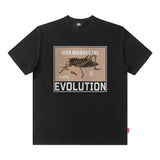 Men T Shirt Printed Street Style Short Sleeve T-shirt Men and Women Couple