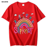 Short sleeve slipknot band crew neck
