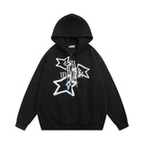 Men Hoodie XINGX Printed Full-Zip Cardigan Hooded Sweater