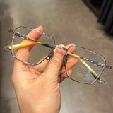 CHH Chrome Hearts Glasses Pure Titanium Ultra Light Business Vintage Polygonal Glasses Frame