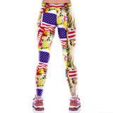 National Flag Day Leggings Independence Day Digital Printing Yoga Pants