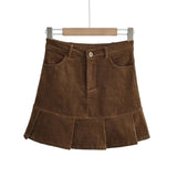 Women Skirt Autumn and Winter Women's Pleated Skirt Short Skirt