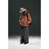 Unisex Sweatpants Autumn Winter Retro Loose Men