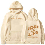 Jesus Is King Hoodie Christian Faith Sweatshirt Jesus