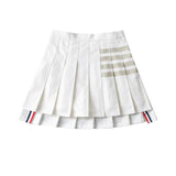 Women Skirt Pleated Skirt Preppy Style