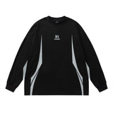 Men Hoodie Female Print Sweaters Menswear Loose Casual Long Sleeves round Neck Top