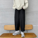 Men Sweatpants Men's Casual Pants Ins Trendy Wide-Leg Knickerbockers