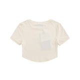 Women T-shirt Printed Short T-shirt Girls Summer round Neck