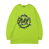 Men Long Sleeve Shirt Letter Long Sleeve T-shirt Men and Women Hip Hop Casual Couple