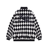 Men Cotton Mixed Jacket Coat Berber Fleece Coat Men's Autumn and Winter Loose Cotton Coat