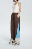 Unisex Pants Autumn Multi-Color Mosaic Casual Trousers
