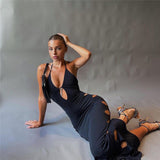 Women's Desses Dress Hollow Sheath Long Dress for Women