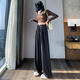 Palazzo Pants Wide-Leg Pants Women's Autumn Loose Straight Drooping Casual Pants