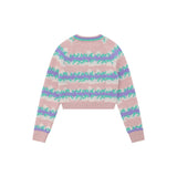 Women Sweater Letter Sweater Girls Autumn Leisure round Neck Long Sleeve Sweater