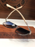 Chrome Hearts Sunglasses Simple Exquisite Titanium Sunglasses