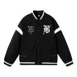Varsity Jacket Vintage Baseball Uniform Men's Autumn Couple Jacket American Jacket Men