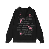 Men Hoodie Hooded Jacket Men's Spring and Autumn Loose Printed Cardigan
