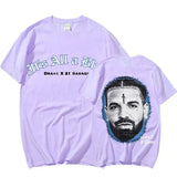 Rapper Drake Graphic Print T-shirt Men's T-shirt