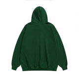 Men Hoodie Letter Embroidered Hoodie Oversize Street Trend Loose Casual Long Sleeves Pullover Hoodie