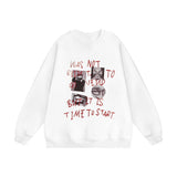 Men Hoodie Spoof Fun Portrait Printing Sweater Men's Autumn
