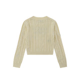Women Sweater Short Knitwear for Women Autumn Crew Neck