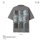 American vintage street T-shirt pure cotton men and women loose