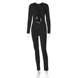 Women Jumpsuit Women's Autumn Fashionable Fitted Long Sleeve Jumpsuit