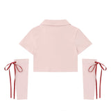 Women Long Sleeve T-Shirt Short T-shirt Girls Summer