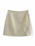 Women Skirt Women's Short Spring and Autumn Suit Jacket High Waist